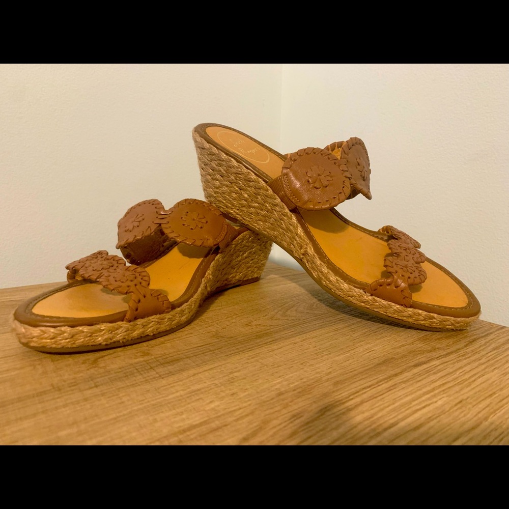 Like new condition Jack Rogers wedge sandals